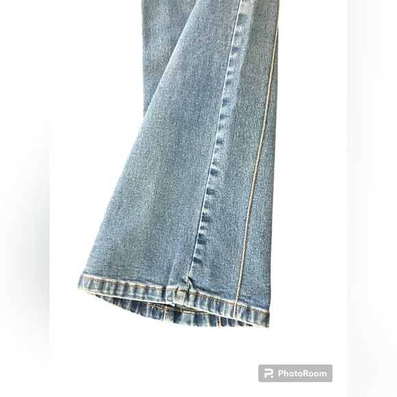 VTG Carolina Blues Womens straight leg stretch sz 12 light wash - Picture 3 of 7